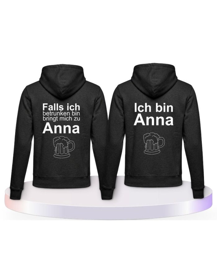 Ich Bin Besoffen Couple Hoodies kaufen | Paarpulli