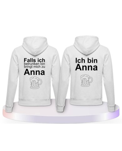 Ich Bin Besoffen Couple Hoodies kaufen | Paarpulli