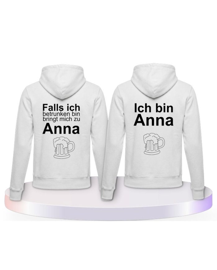 Ich Bin Besoffen Couple Hoodies kaufen | Paarpulli