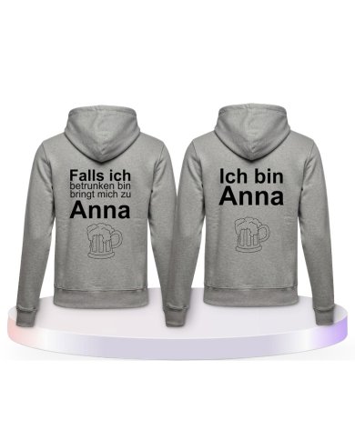 Ich Bin Besoffen Couple Hoodies kaufen | Paarpulli