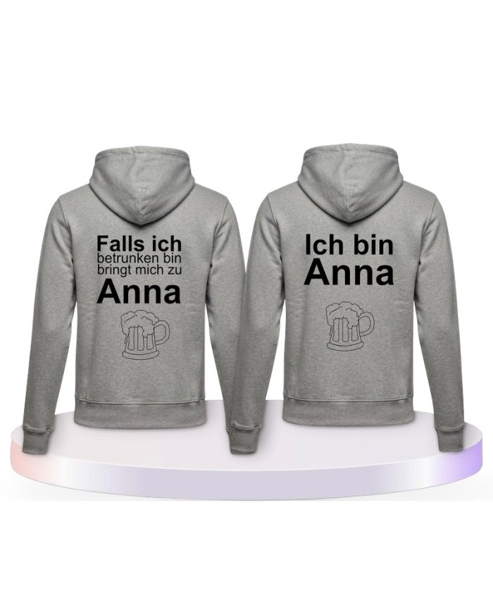 Ich Bin Besoffen Couple Hoodies kaufen | Paarpulli