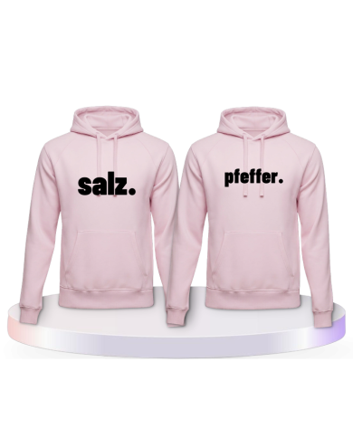 Salz und Pfeffer Kapuzenpullover Couple Hoodies kaufen | Paarpulli