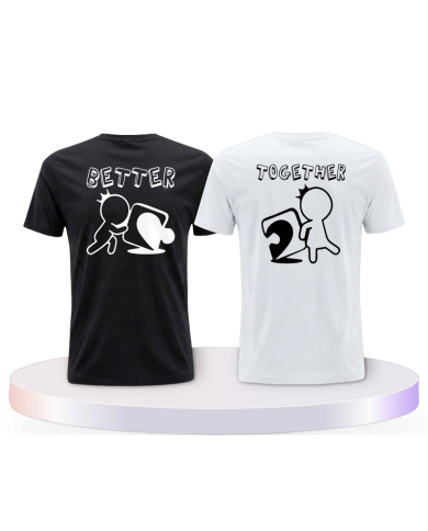 Better Together Couple T-Shirts kaufen | Paarpulli