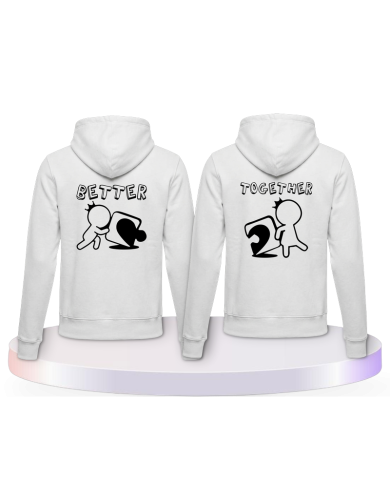 Better Together Couple Hoodies kaufen | Paarpulli