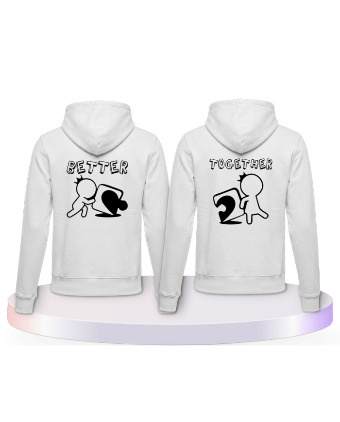 Better Together Couple Hoodies kaufen | Paarpulli