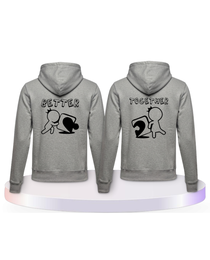 Better Together Couple Hoodies kaufen | Paarpulli