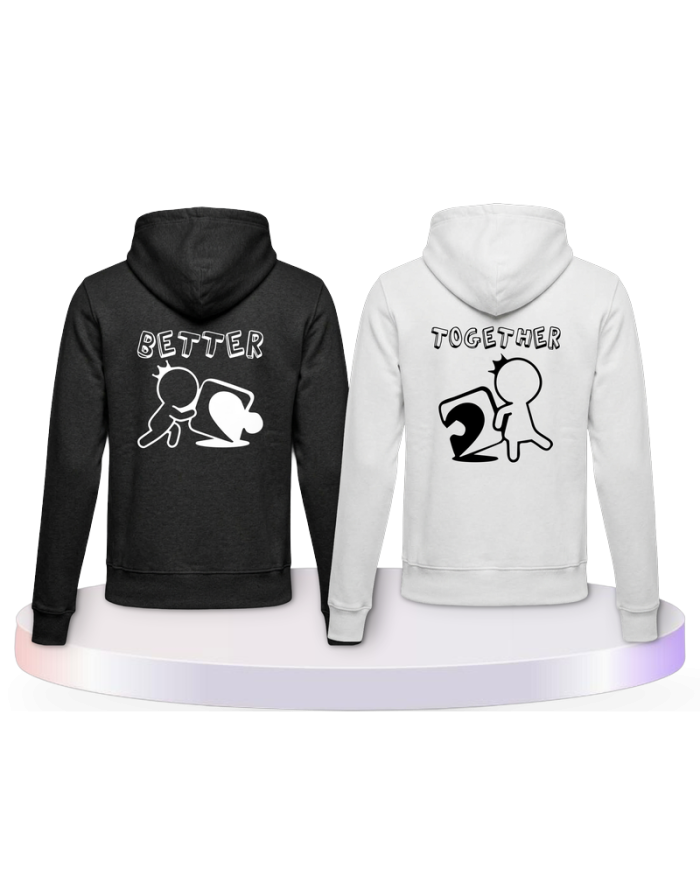 Better Together Couple Hoodies kaufen | Paarpulli