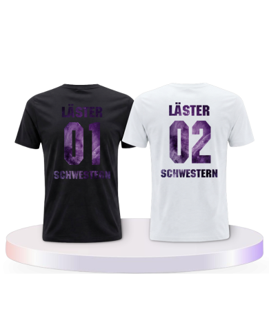 Gemeinsamer Look: Läster Schwestern T-Shirts | Paarpulli