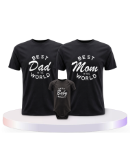 Familienlook T-Shirts mit Best Family Familienset | Paarpulli