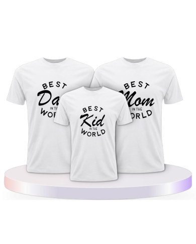 Partnerlook T-Shirts mit Best Family | Paarpulli