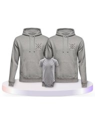 Familienlook Hoodies mit Est Family | Paarpulli