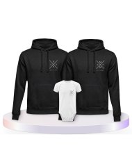 Familienlook Hoodies mit Est Family | Paarpulli