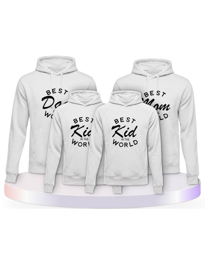Familienlook Hoodies mit Best Family | Paarpulli