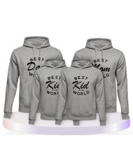 Familienlook Hoodies mit Best Family | Paarpulli