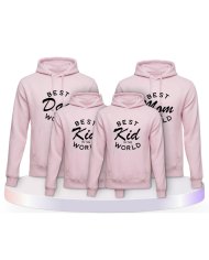 Familienlook Hoodies mit Best Family | Paarpulli