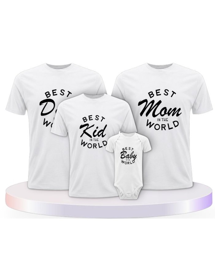 Familienlook T-Shirts mit Best Family | Paarpulli