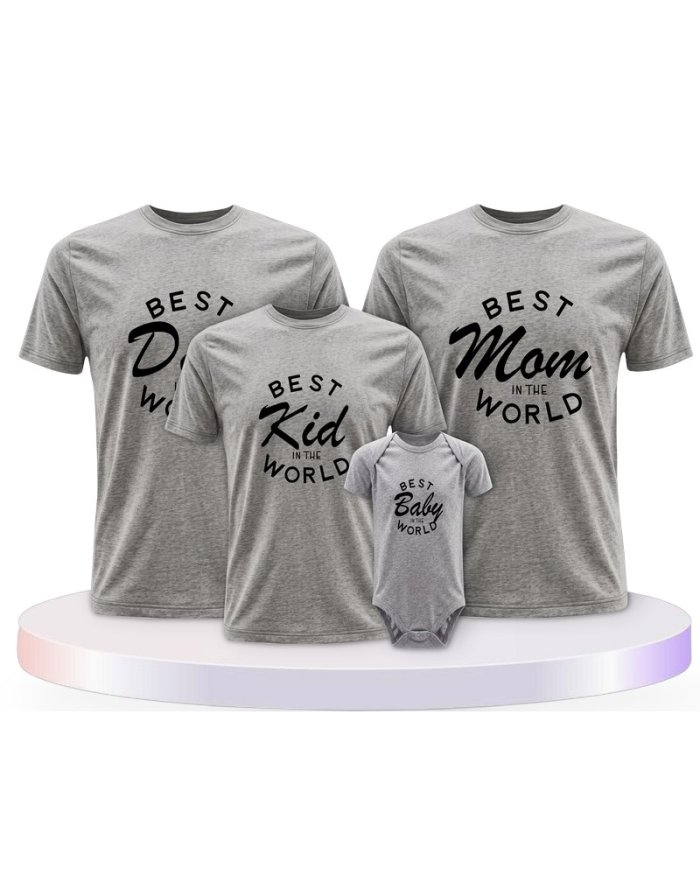 Familienlook T-Shirts mit Best Family | Paarpulli