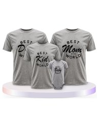Familienlook T-Shirts mit Best Family | Paarpulli
