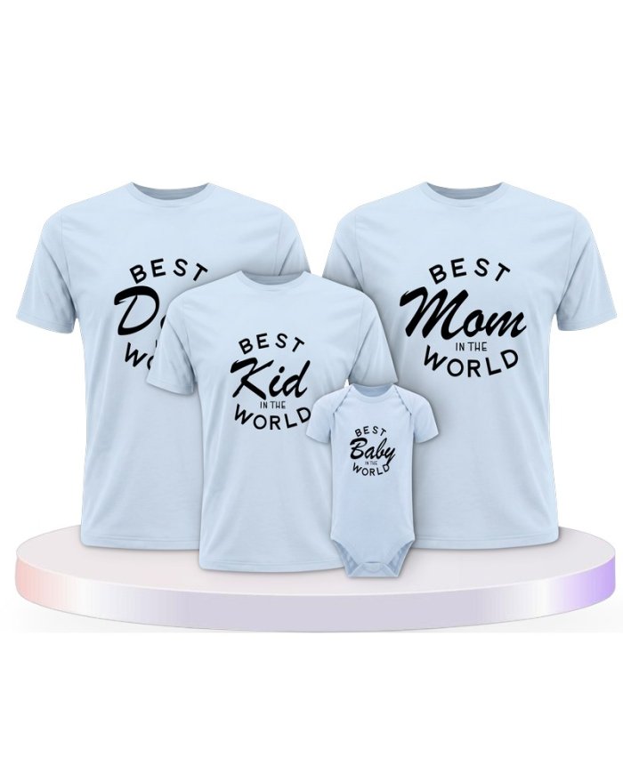 Familienlook T-Shirts mit Best Family | Paarpulli