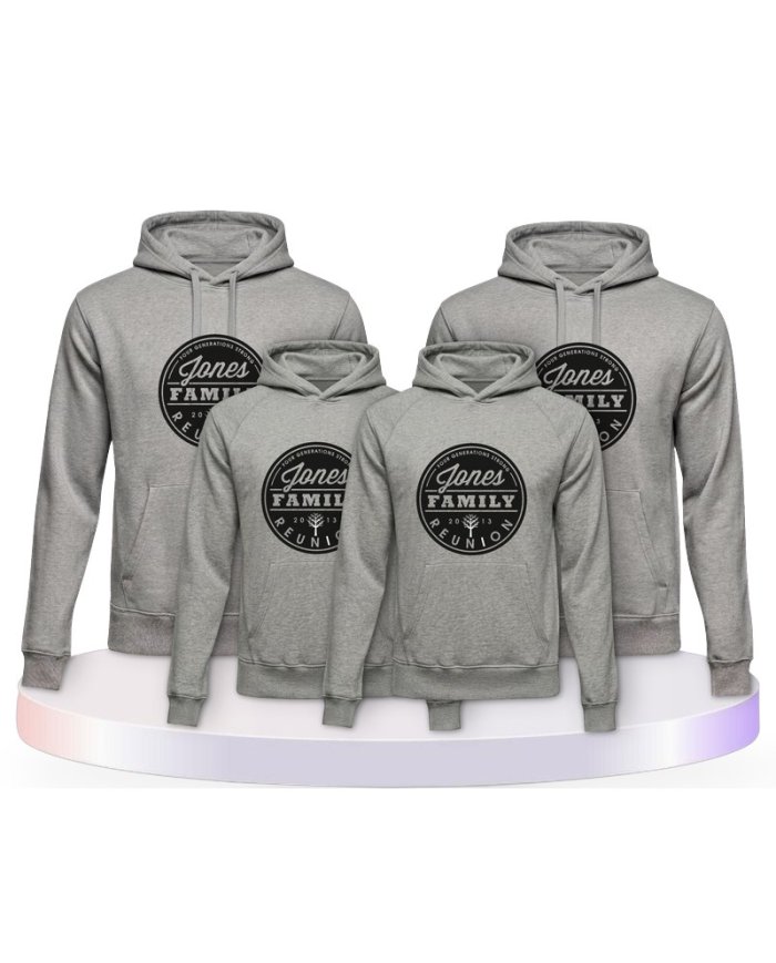 Familienlook Hoodies mit Family Reunion | Paarpulli