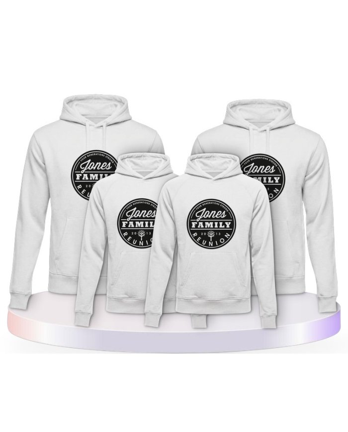 Familienlook Hoodies mit Family Reunion | Paarpulli