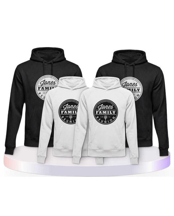 Familienlook Hoodies mit Family Reunion | Paarpulli