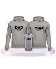 Dad Mom Mini Kid Partner Outfit für die Familie | Paarpulli