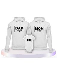Dad Mom Mini Kid Partner Outfit für die Familie | Paarpulli