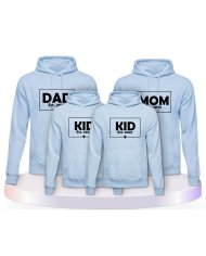 Familienlook Hoodies mit Dad Mom Mini Kid | Paarpulli