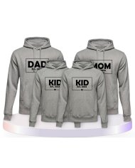 Familienlook Hoodies mit Dad Mom Mini Kid | Paarpulli