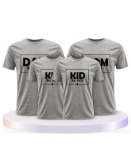 Familienlook T-Shirts mit Dad Mom Mini Kid | Paarpulli