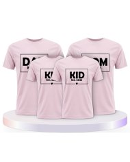 Familienlook T-Shirts mit Dad Mom Mini Kid | Paarpulli