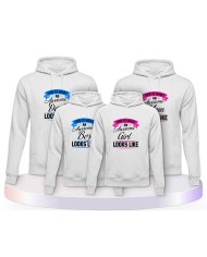This is what an awesome Family looks like Pärchen Hoodies | Paarpulli