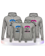 This is what an awesome Family looks like Pärchen Hoodies | Paarpulli