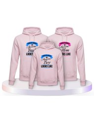 This Is What An Awesome Family Looks Familienset Hoodies | Paarpulli