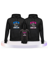 This Is What An Awesome Family Looks Familien Hoodies | Paarpulli