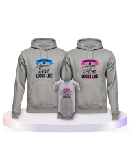 This Is What An Awesome Family Looks Familien Hoodies | Paarpulli