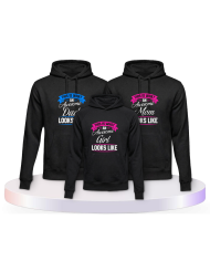This Is What An Awesome Family Looks Familienset Hoodies | Paarpulli