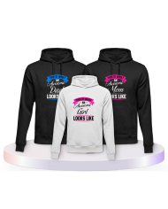 This Is What An Awesome Family Looks Familienset Hoodies | Paarpulli