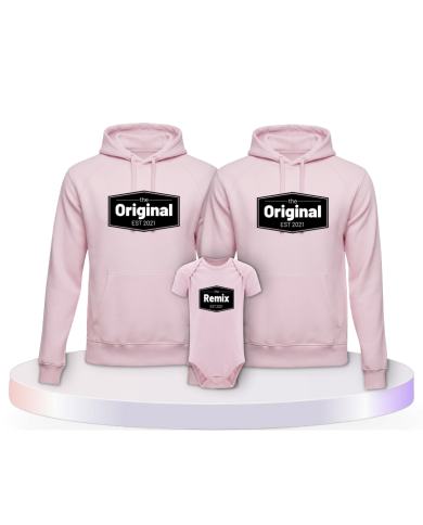 The Original The Remix mit Wunschdatum Familien T-Shirts | Paarpulli