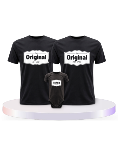 The Original The Remix mit Wunschdatum Familienset mit | Paarpulli