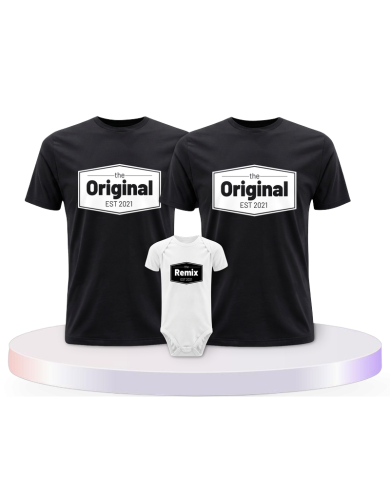 The Original The Remix mit Wunschdatum Familienset mit | Paarpulli