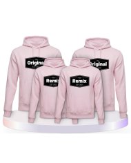 The Original the Remix mit Wunschdatum Familienset Hoodies | Paarpulli
