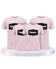 The Original the Remix mit Wunschdatum Familien T-Shirts | Paarpulli