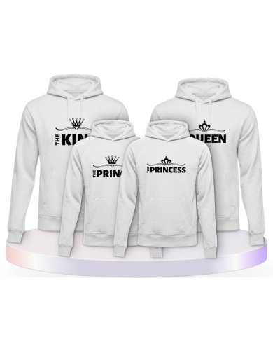 King Family Familienset Hoodies | Paarpulli