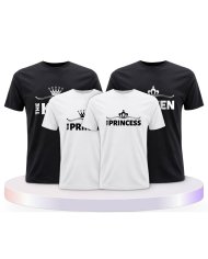 Familienlook T-Shirts mit King Family | Paarpulli