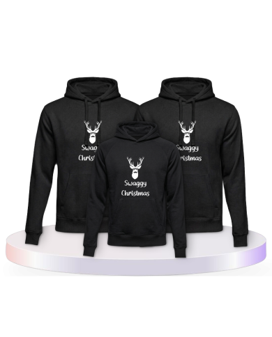 Swaggy Christmas Familienset Hoodies | Paarpulli
