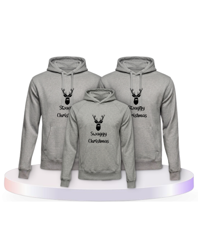 Swaggy Christmas Familienset Hoodies | Paarpulli