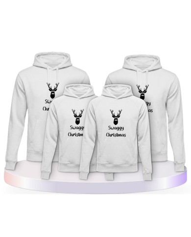 Swaggy Christmas Familienset Hoodies | Paarpulli