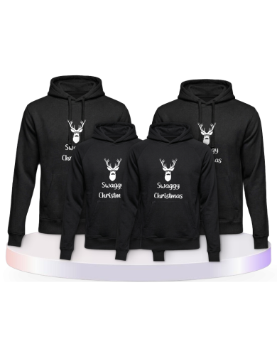 Swaggy Christmas Familienset Hoodies | Paarpulli